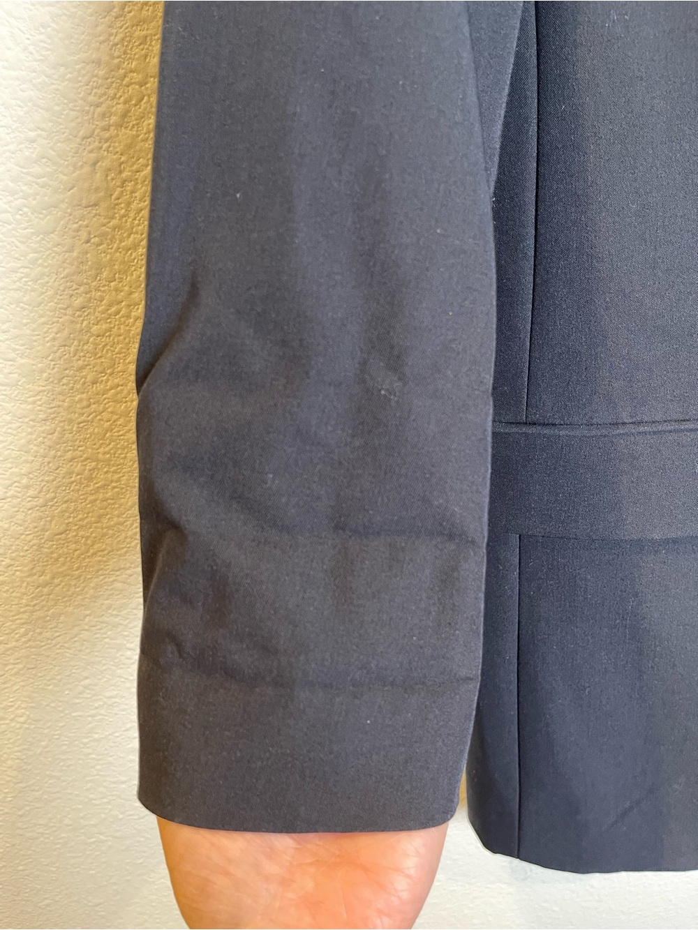 All Saints Ariah Blazer Size 6 Black Double Breasted Minimalist Luxury Career - Picture 13 of 14